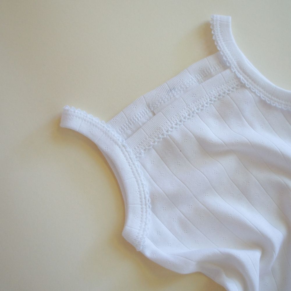 Tothemoon ☾ - Strap body - Organic cotton - Pointelle