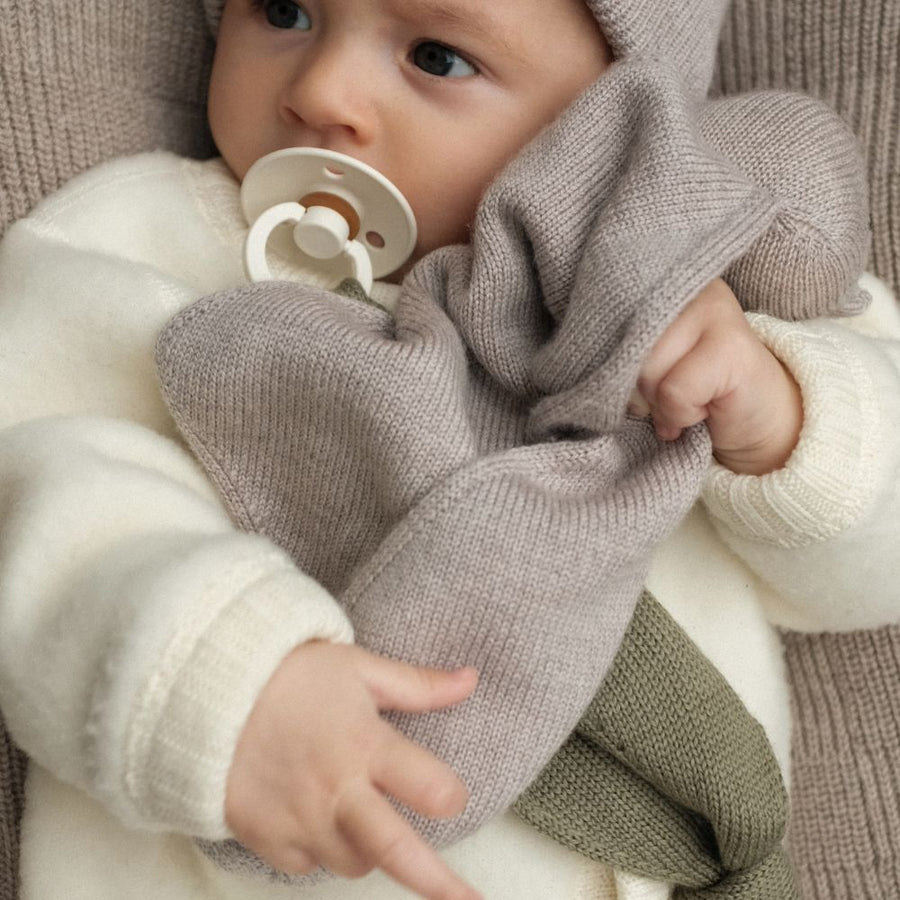 Cardigan - Wool Fleece - Cream