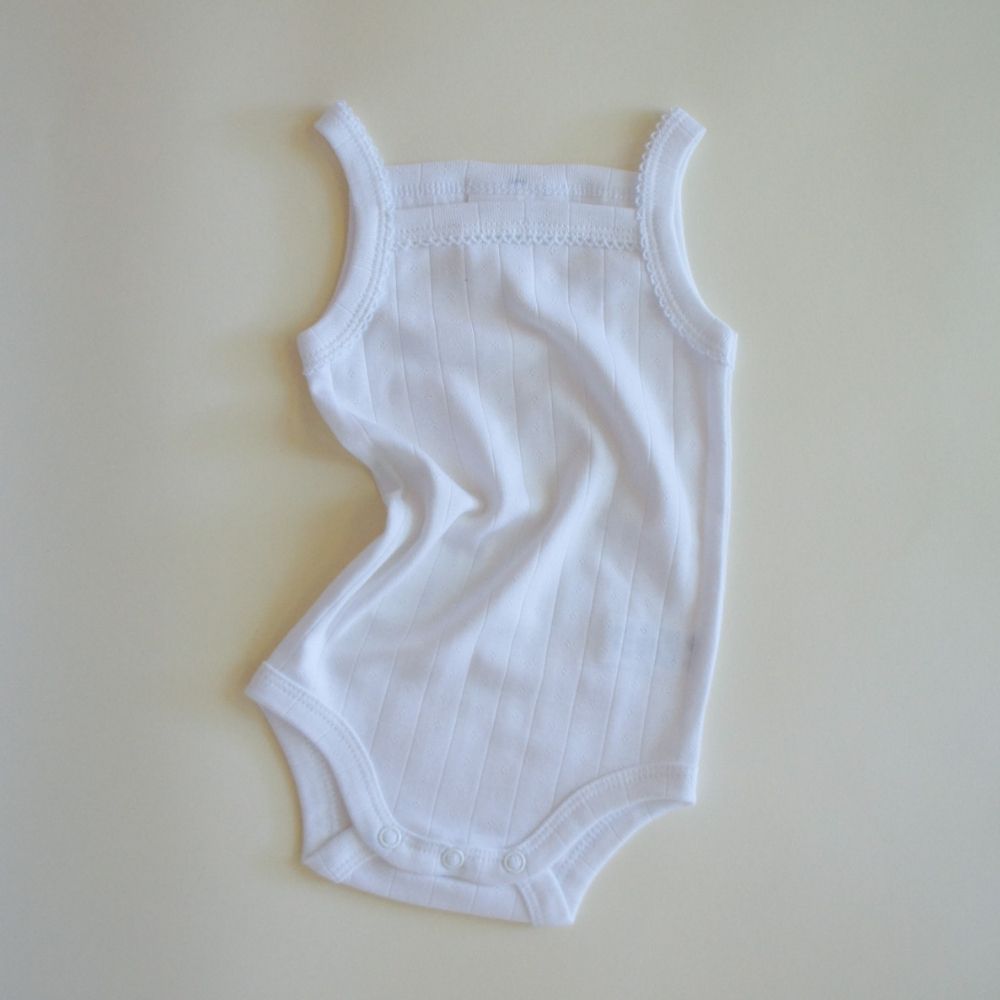 Tothemoon ☾ - Strap body - Organic cotton - Pointelle
