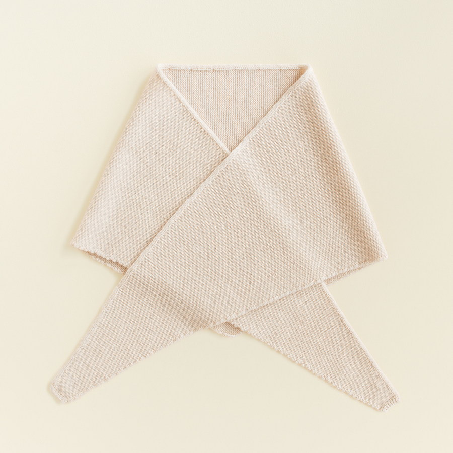 Hvid - Triangle Scarf - For you & Mini - 100% Merino wool