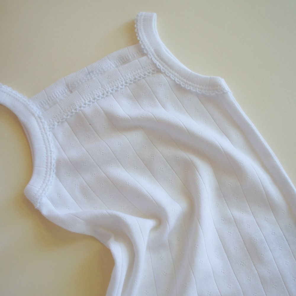 Tothemoon ☾ - Strap body - Organic cotton - Pointelle