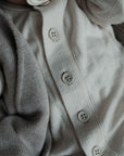 Tothemoon ☾ - Baby Cardigan - 100% Wool - Moonbeam