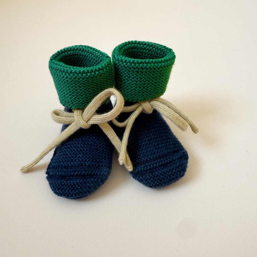 Hvid - Happy Booties - 100% Merino wool