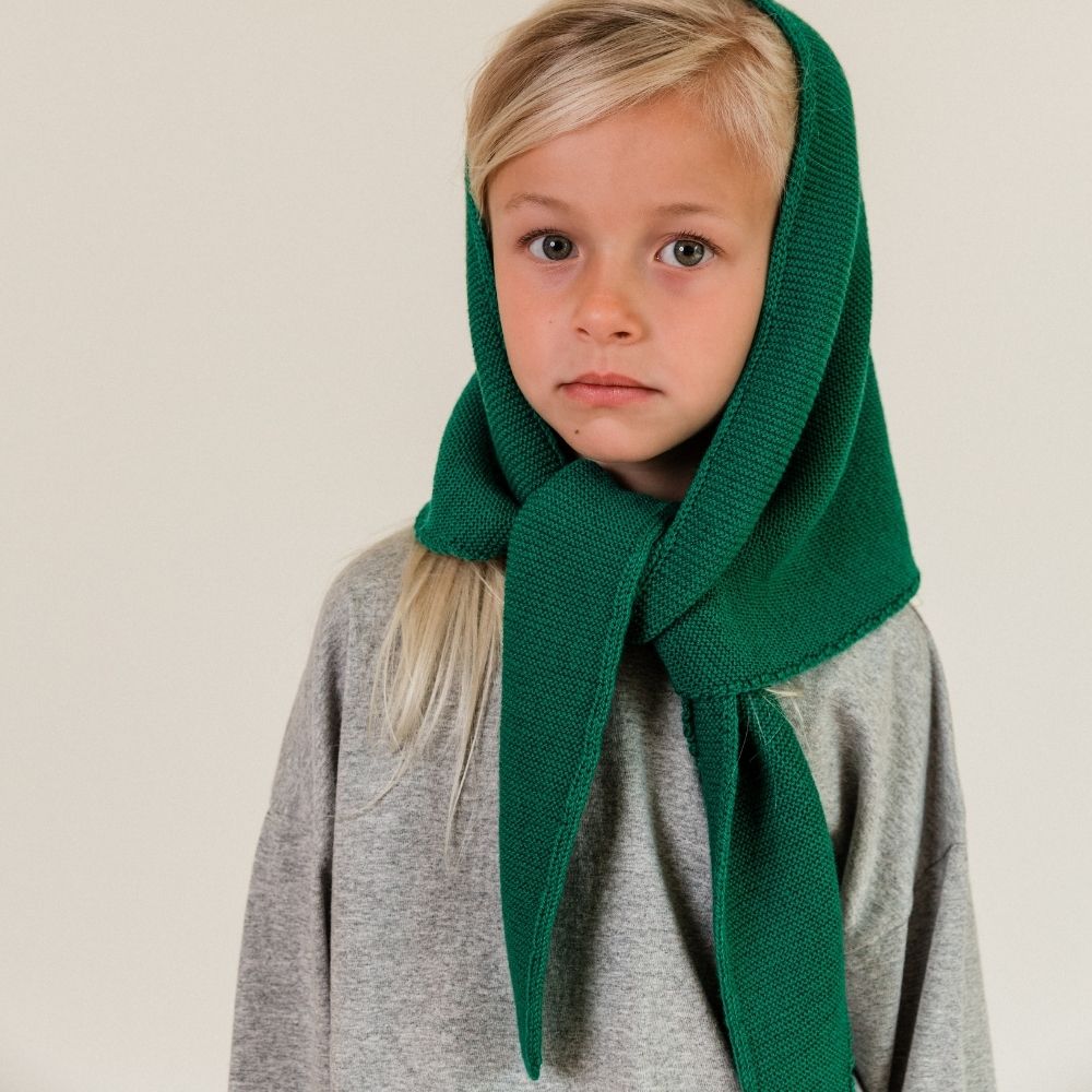 Hvid - Triangle Scarf - For you & Mini - 100% Merino wool