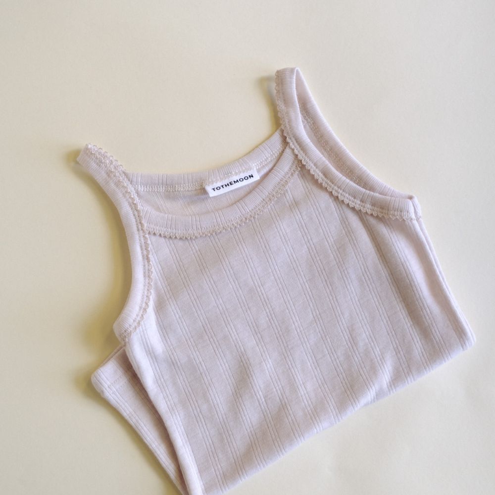 Tothemoon ☾ Tothemoon ☾ - Strap top - 100% Wool - Moonbeam Clothing 86/92