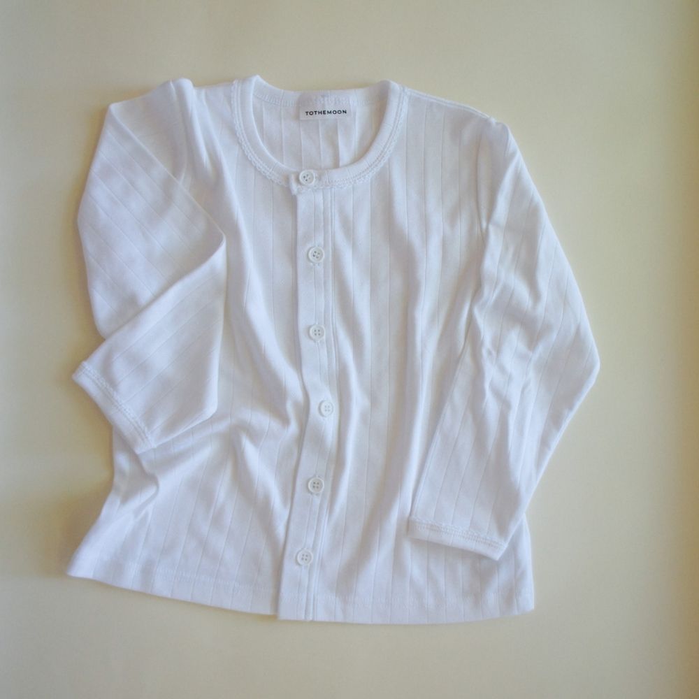 Tothemoon ☾ - Kids Cardigan - Organic cotton - Pointelle