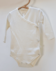 Cross-over body - Long sleeve - 100% Merino wool