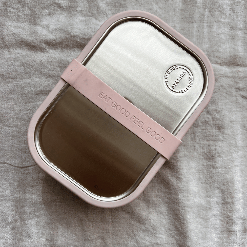 Aya & Ida Lunchbox - Steel - 1000 ml Eat Soft Rose