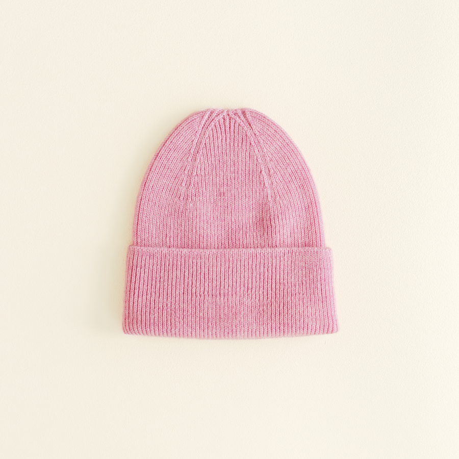 Hvid - Newborn Beanie - 100% Merino wool