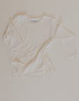 Tothemoon ☾ - Shirt - Lange mouwen - Long sleeve - Curled ends - Wool & silk - Pointelle - Pyjama - Kids pajamas - Zoenvoorgust.com