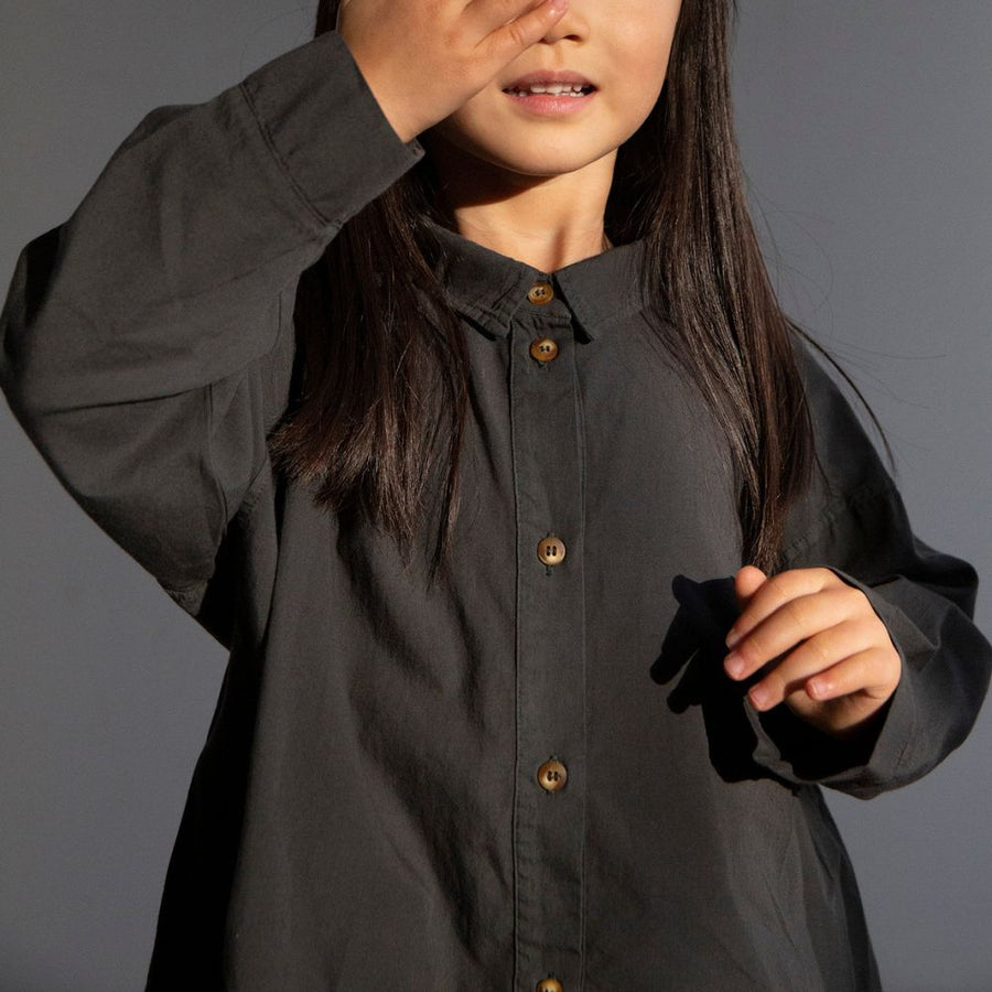 Zacht Lange Mouwen Shirt - Asphalt