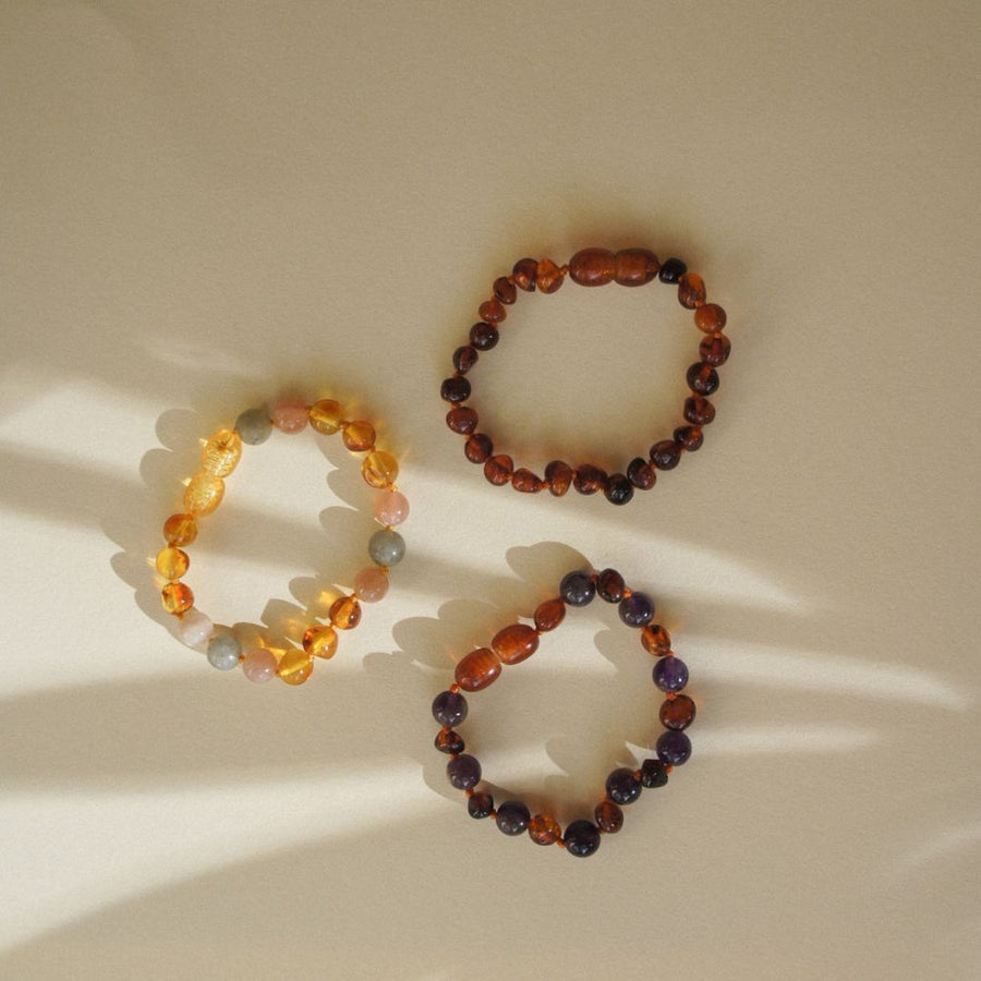 Amber bracelet - Baby - 12 cm