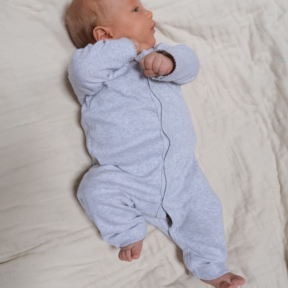 Tothemoon ☾ - Jumpsuit - 100% Organic cotton - Light grey