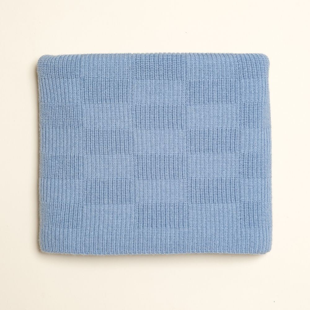 Hvid Ivy deken - 100% Merino wol - Dik gebreid