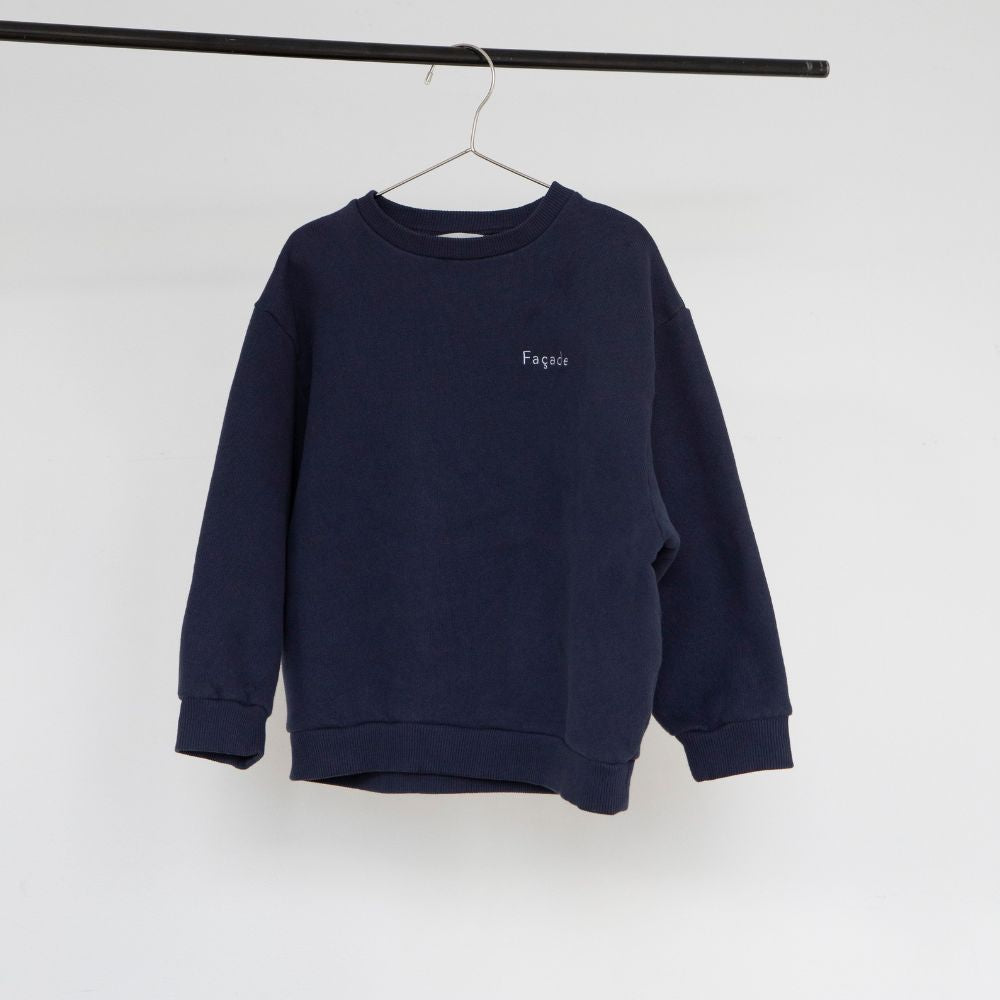 Chunky Sweatshirt - Navy Blue