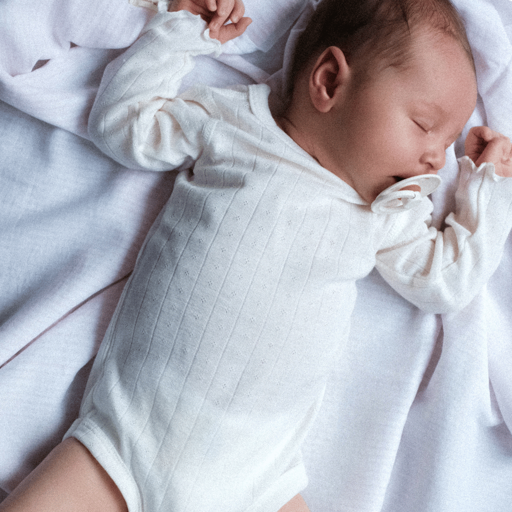 Tothemoon ☾ Tothemoon ☾ - Body - Long sleeve - Curled ends - Wool & silk - Pointelle Clothing 50