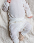 Tothemoon ☾ - Baby pants - Wool & silk - Needle pattern - Natural