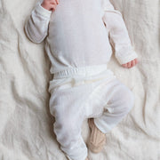 Tothemoon ☾ Tothemoon ☾ - Baby pants - Wool & silk - Needle pattern - Natural Clothing 50