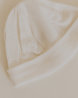 Tothemoon ☾ - Beanie - Wool & silk - Natural - Baby hat - Mutsje - Pasgeborene - Wol & zijde - Babykleding - Newborn clothing - Zoenvoorgust.com