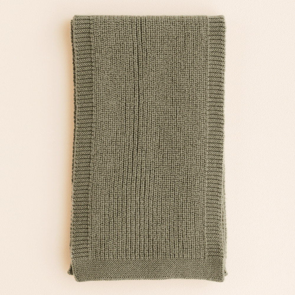 Hvid - Gustave Kids Scarf - 100% Merino wool