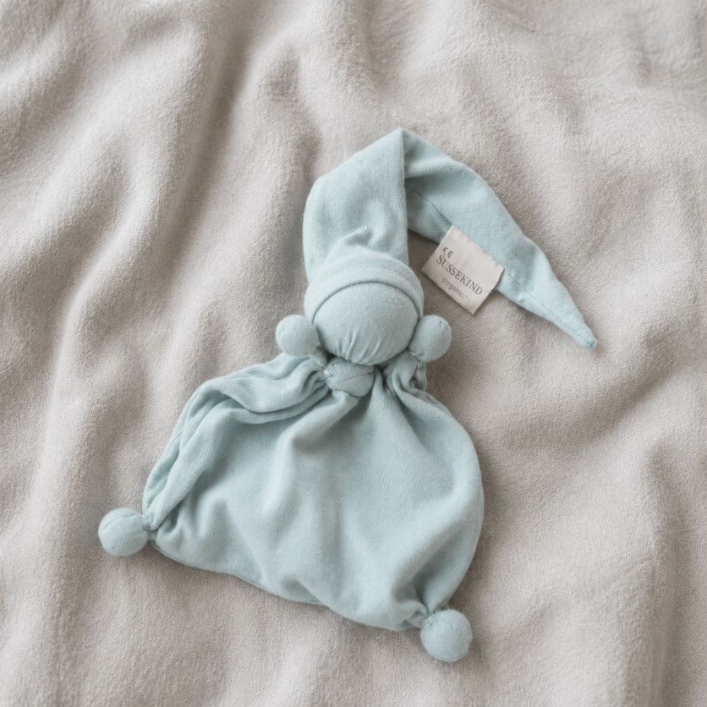 Duimpopje - 100% Cotton - Handmade - Light Blue