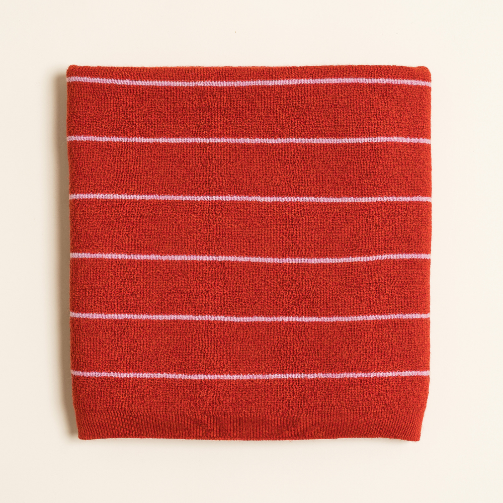 Hvid - Harry blanket - 100% Merino wool - Medium thick knit