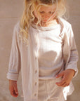 Tothemoon ☾ - Kids Cardigan - 100% Wool - Moonbeam