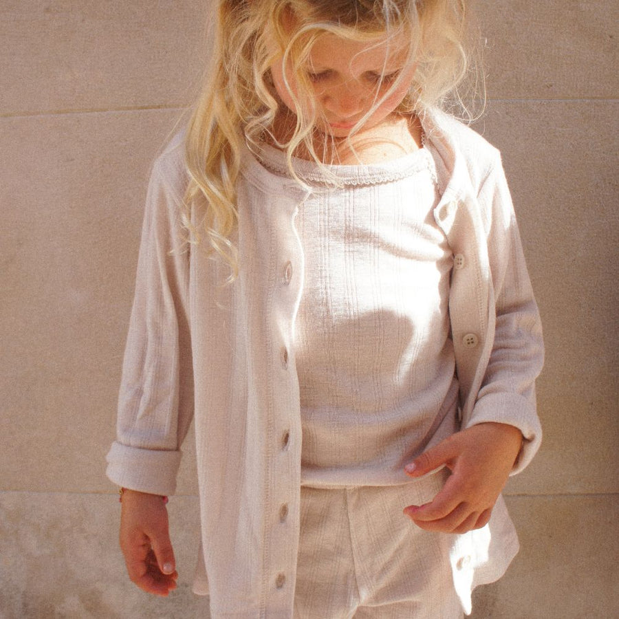 Tothemoon ☾ - Kids Cardigan - 100% Wool - Moonbeam