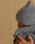 Hvid - Newborn Beanie - 100% Merino wool