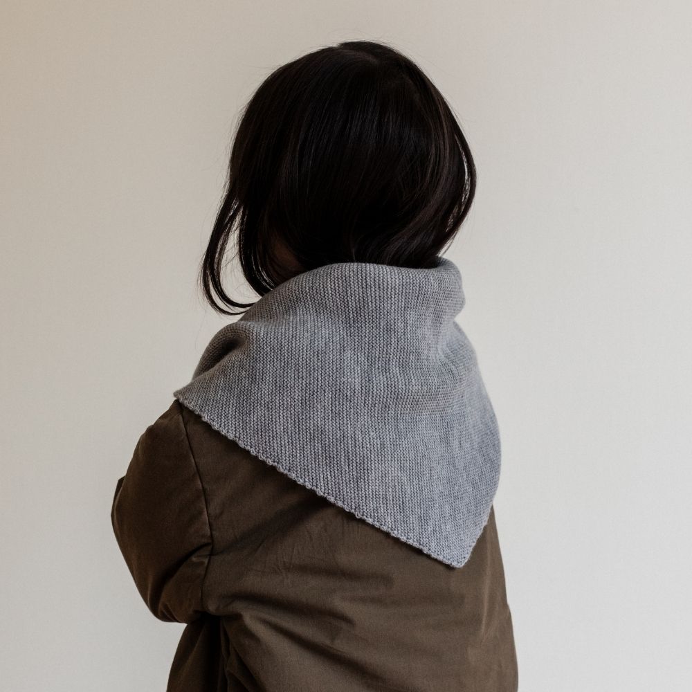 Hvid - Triangle Scarf - For you & Mini - 100% Merino wool