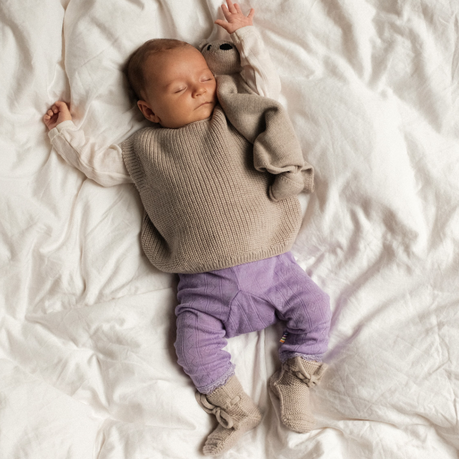 Hvid x Zoen voor Gust - Harvey Vest Baby - 100% Merino wool - Sesame