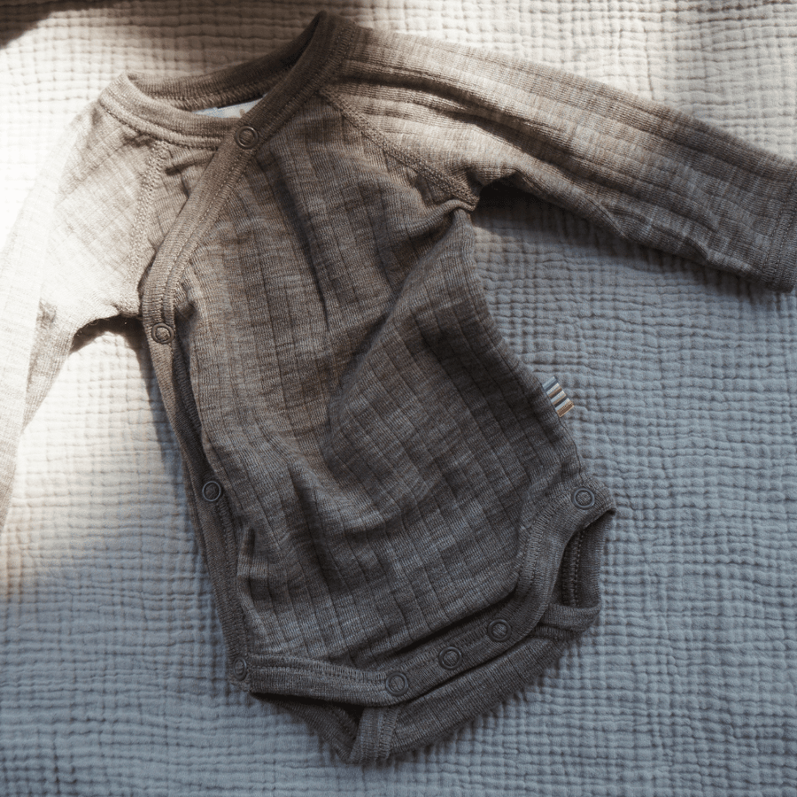 Cross-over body - Long sleeve - 100% Wool