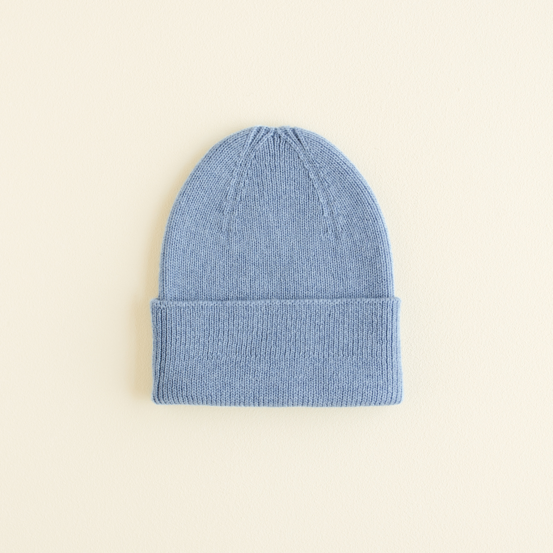 Hvid - Newborn Beanie - 100% Merino wool