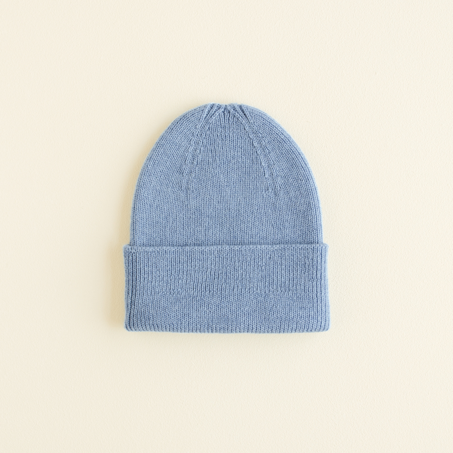 Hvid - Newborn Beanie - 100% Merino wool