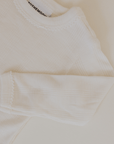 Tothemoon ☾ - Body - Long sleeve - Wool & silk - Natural - Lange mouwen romper - Newborn clothing - Baby kleding - Wol & zijde - Zoenvoorgust.com