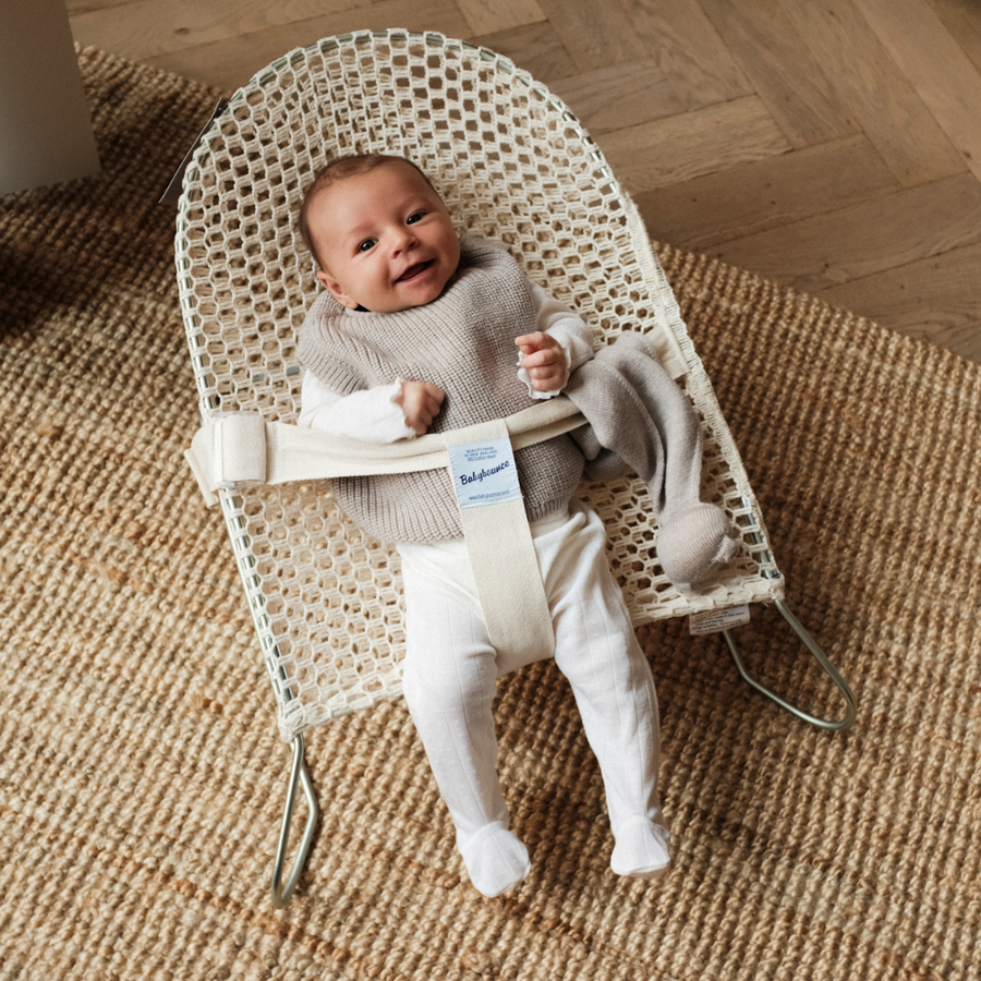 Hvid x Zoen voor Gust - Harvey Vest Baby - 100% Merino wool - Sesame