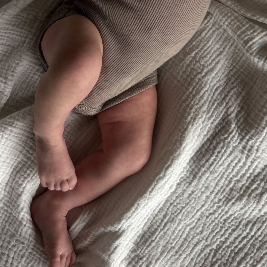 Tothemoon ☾ - Collar Body - Long sleeve - 100% Wool - Rib - Taupe