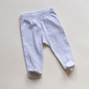 Tothemoon ☾ - Footed baby pants - Organic cotton - Light grey
