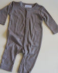 Tothemoon ☾ - Jumpsuit - 100% Wool - Rib - Taupe