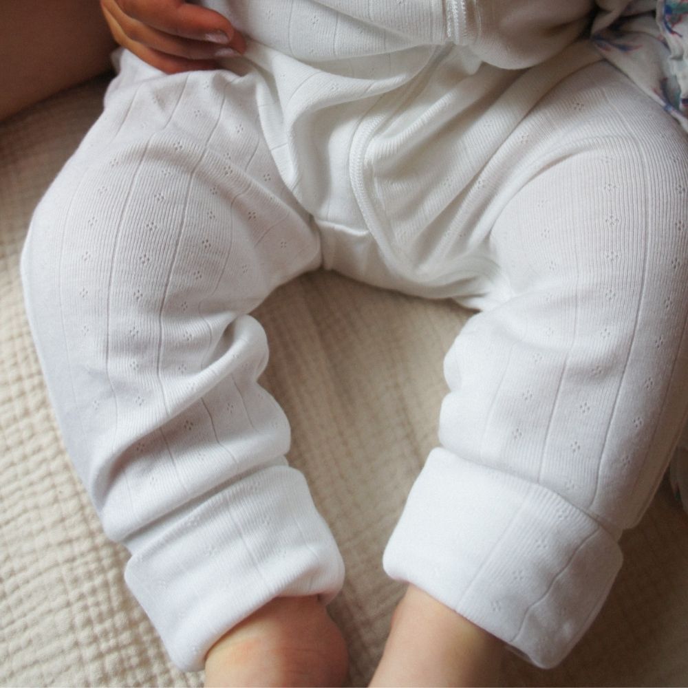 Tothemoon ☾ - Sleep suit - 2 in 1 Foot - With zipper - Organic cotton - Pointelle