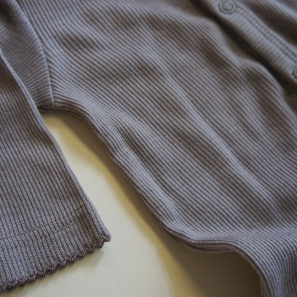 Tothemoon ☾ - Jumpsuit - 100% Wool - Rib - Taupe