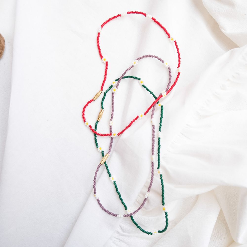 Necklace - Handmade in Kenia - Daisy daisy
