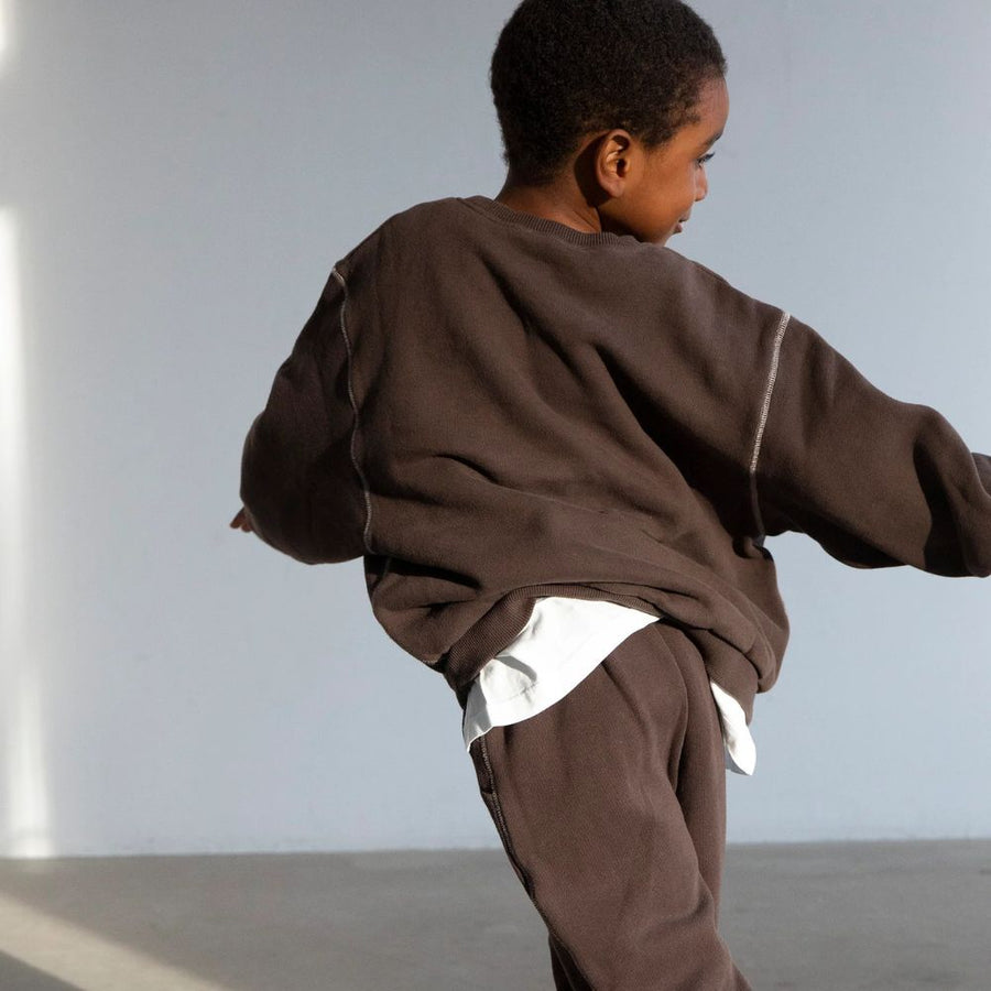 Chunky Trui - Coffee