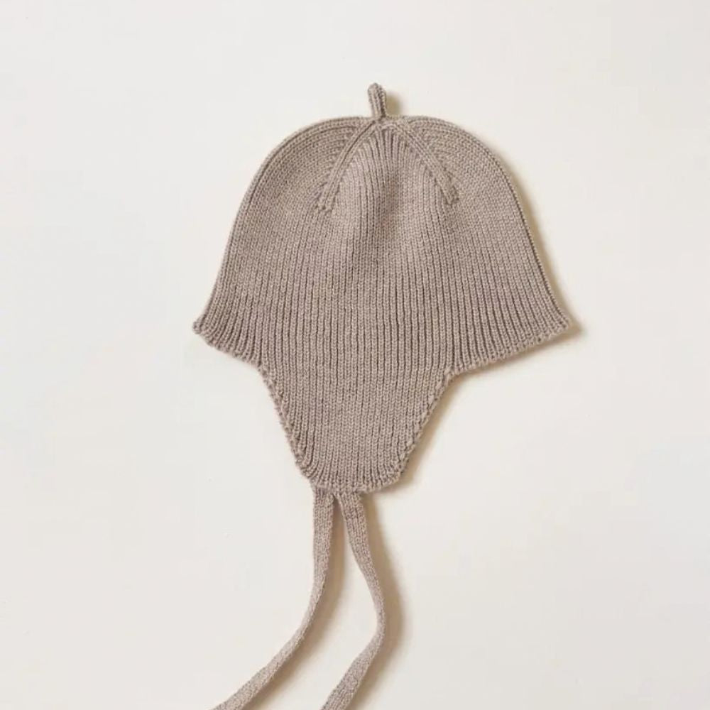 Hvid - Bonnet Kota - 100% Merino Wool