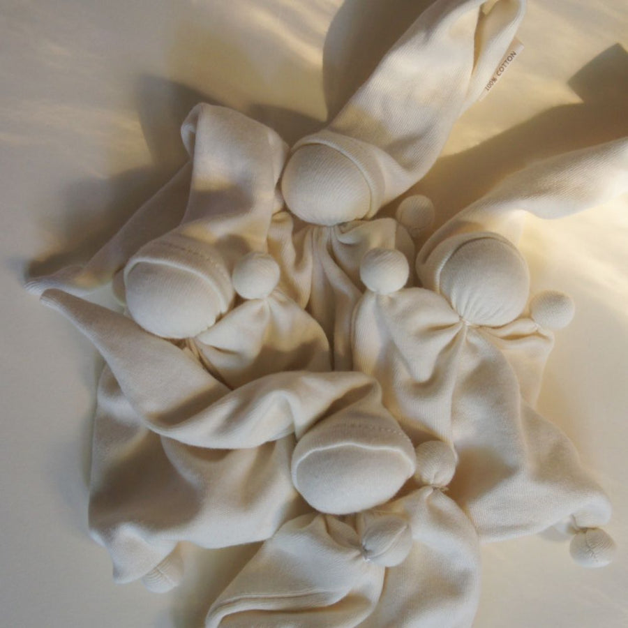 Duimpopje - 100% Katoen - Handgemaakt - Ecru
