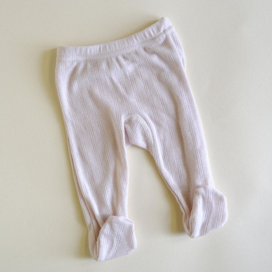 Tothemoon ☾ - Footed baby pants - 100% Wool - Moonbeam