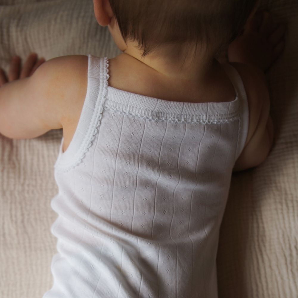 Tothemoon ☾ - Strap body - Organic cotton - Pointelle