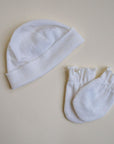 Tothemoon ☾ - Newborn beanie - Wool & silk - Pointelle