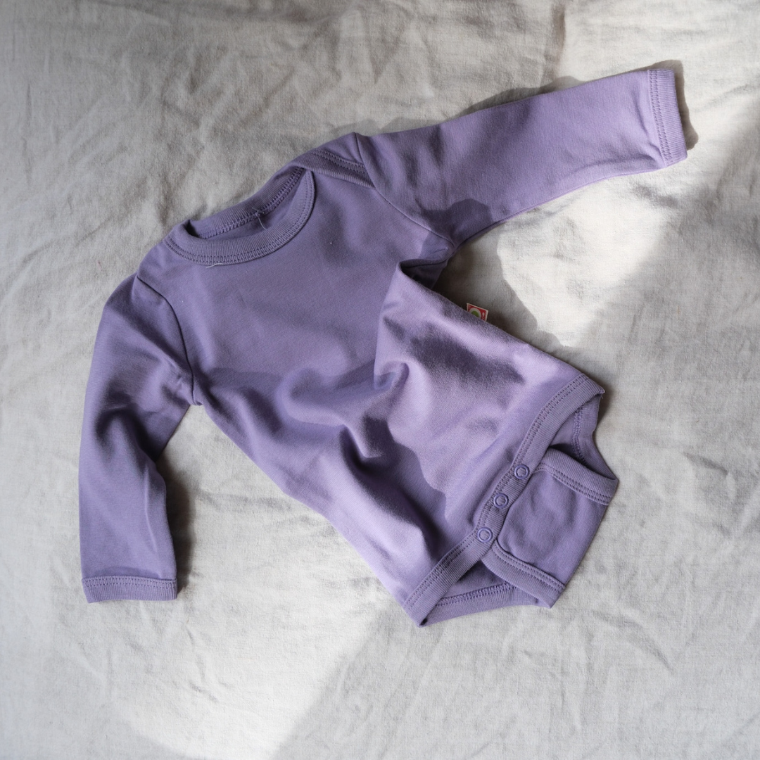 Body - Long Sleeve - Organic cotton - Soft lavender