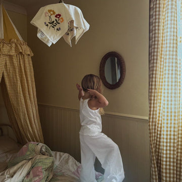 Tothemoon ☾ - Wide pants - Organic cotton - Pointelle